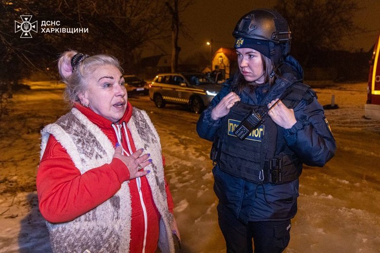 Удари по Харківщині вночі 26 лютого