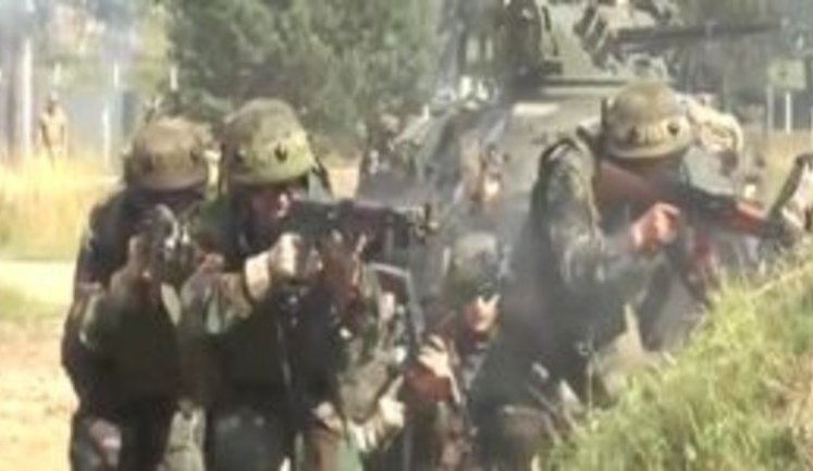 "Save civilians, destroy "red dogs"," - Ukrainian, US military conduct hybrid war drills. VIDEO
