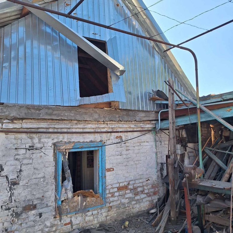 Consequences of shelling in the Nikopol region