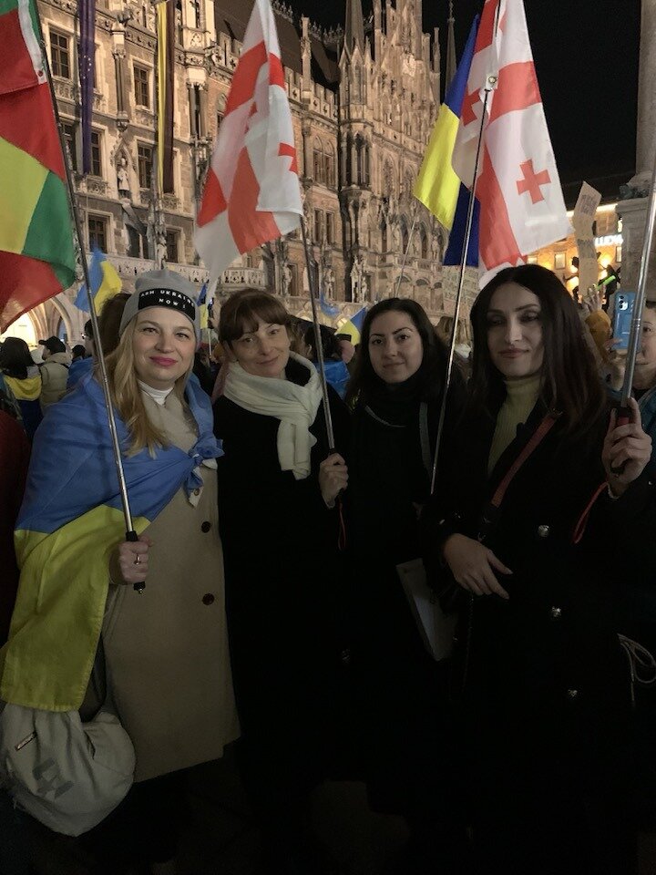 Акції на підтримку України з нагоди третьої річниці повномасштабного вторгнення РФ