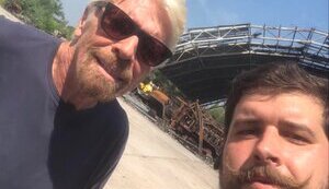 Billionaire Branson visited Hostomel, was interested in restoration of Antonov airfield. PHOTOS