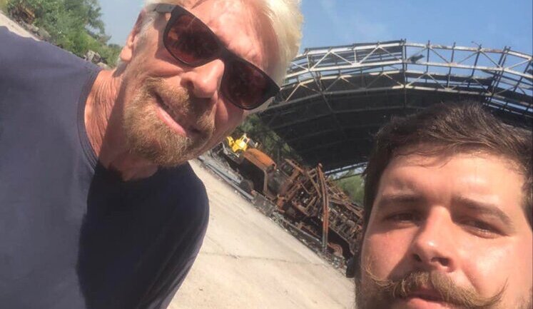 Billionaire Branson visited Hostomel, was interested in restoration of Antonov airfield. PHOTOS