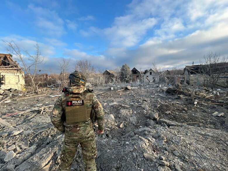 Наслідки обстрілу Донеччини