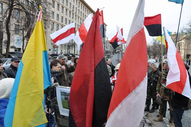 Ukrainians show solidarity with Belarusian political prisoners on Freedom Day 10 Ukrainians show solidarity with Belarusian political prisoners on Freedom Day 10