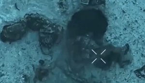 In Sumy region, artillery and drones destroyed 22 occupiers who were trying to sneak into rear of Armed Forces of Ukraine through pipe. VIDEO