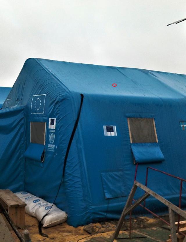 Російські найманці на пункті пропуску Майорськ обстріляли намет, де гріються громадяни, які перетинають лінію розмежування 01