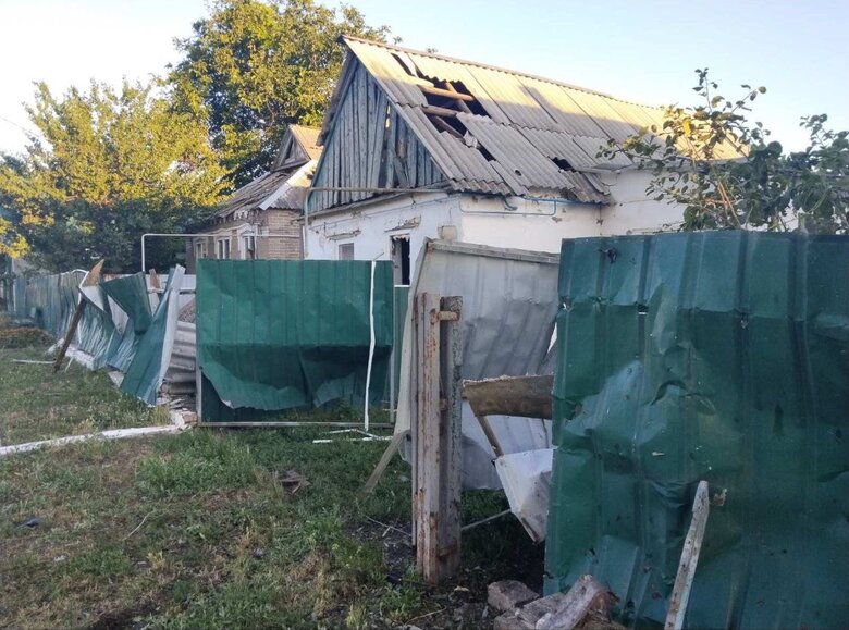 Consequences of shelling in Donetsk region