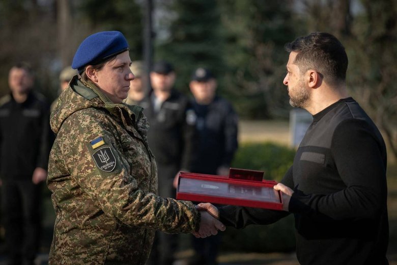 Олександра Давиденко - військовослужбовиця НГУ Герой України