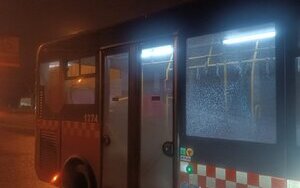 В Харькове обстреляли автобусы