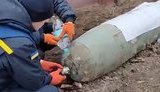 Разминирование авиационной бомбы в Чернигове. ВИДЕО
