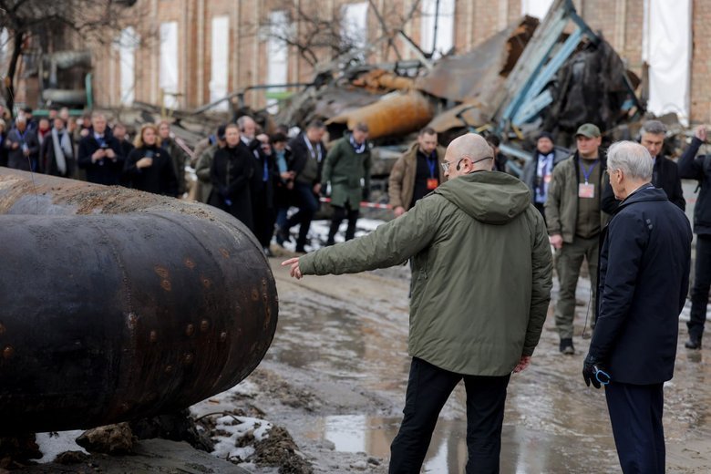 ТЭЦ Киева после обстрела