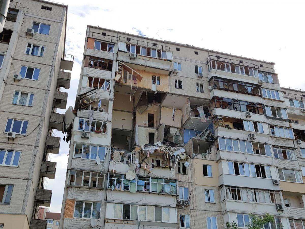 Взрыв дома на Позняках: Сохраняется возможность внезапного разрушения  здания | Цензор.НЕТ