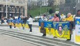 В Киеве на Майдане Независимости состоялась молчаливая акция "Три года плена морской пехоты"