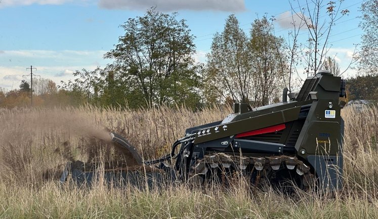 Український виробник вивів на ринок сертифіковану машину розмінування UDM VORMELA. ФОТО