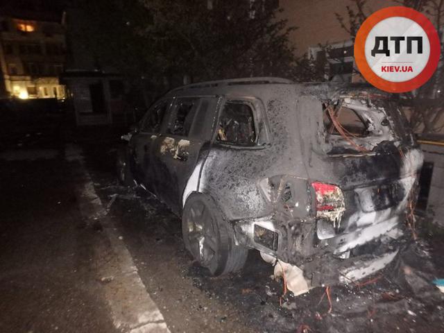 киев пожар автомобиль