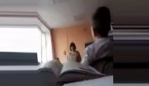 "Зеленський уже ставав перед Кадировим на коліна", - учитель історії з Боярки на уроці розповідає учням про переваги Порошенка. ВIДЕО