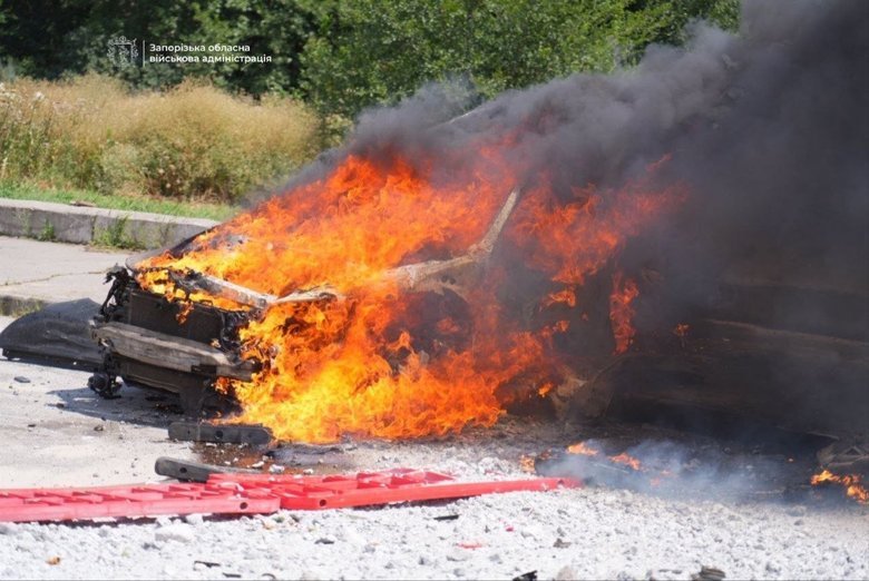Запоріжжя після обстрілу