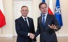 Генсек НАТО Рютте президент Польши Дуда президент Польши Дуда
