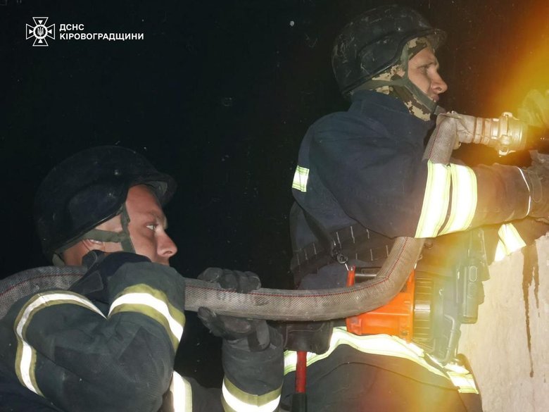 Кировоградская область после обстрела