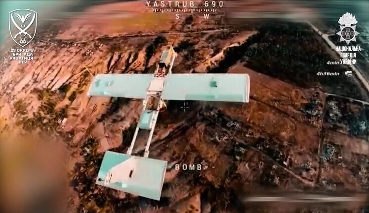 Since beginning of month, National Guard troops have destroyed 36 enemy drones in sky over Zaporizhzhia. VIDEO