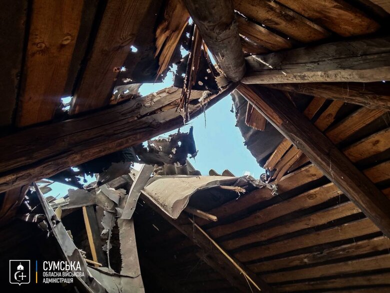 Consequences of Russian shelling of Sumy region