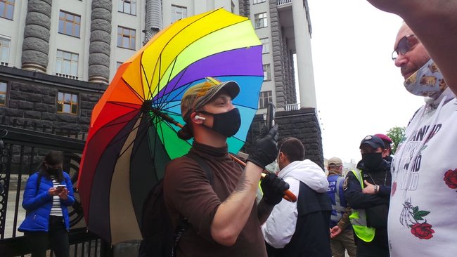 Мирний мітинг Проти поліцейського свавілля відбувся біля Кабміну 16