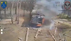 Рій FPV-дронів Сил оборони розтрощив рідкісну ворожу САУ "Мальва" на Харківщині. ВIДЕО