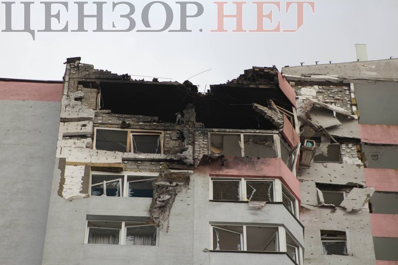 The aftermath of the Russian Federation’s attack on Kyiv on 8 July