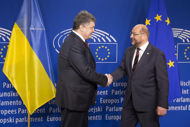 порошенко шульц