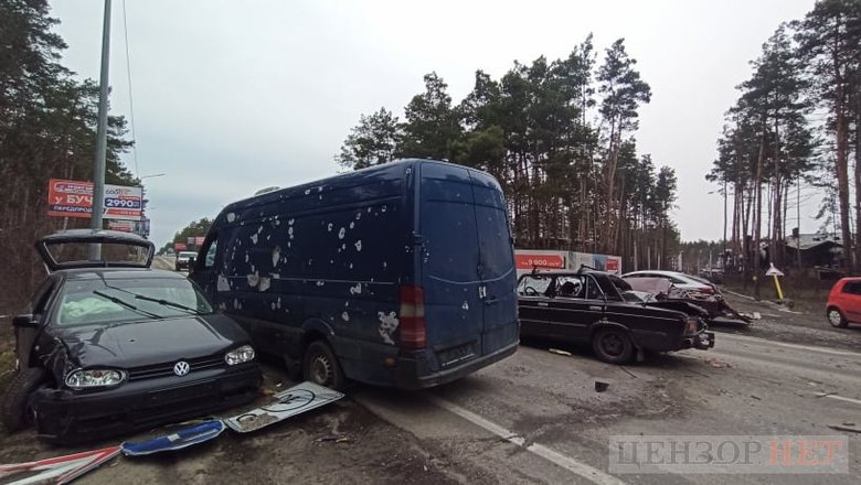 Братские могилы, расстрелянные авто, разграбленные магазины и разрушенные дома: последствия российской оккупации Бучи и Ирпеня 04