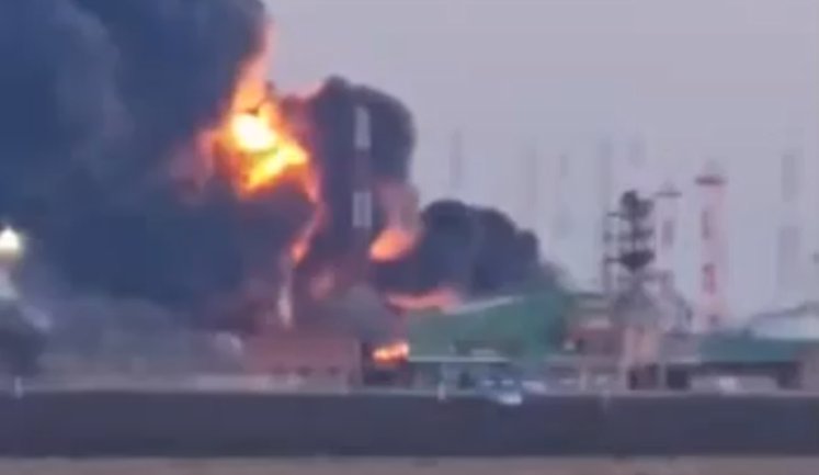 Дрони СБУ атакували НПС "Тихорецьк" у Краснодарському краї, - джерела. ВIДЕО