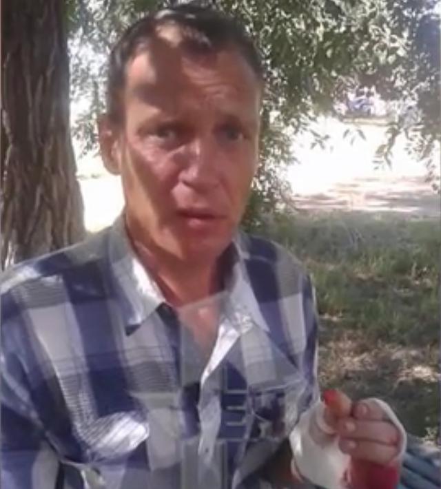 протест губанов палец