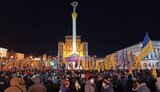 "Кроти сліпі - народ ні", "Україна зради не терпить", - фоторепортаж з акції на Майдані Незалежності. ФОТО