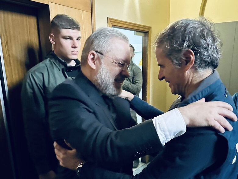 Rafael Grossi arrived in Ukraine on a visit on 3 June.