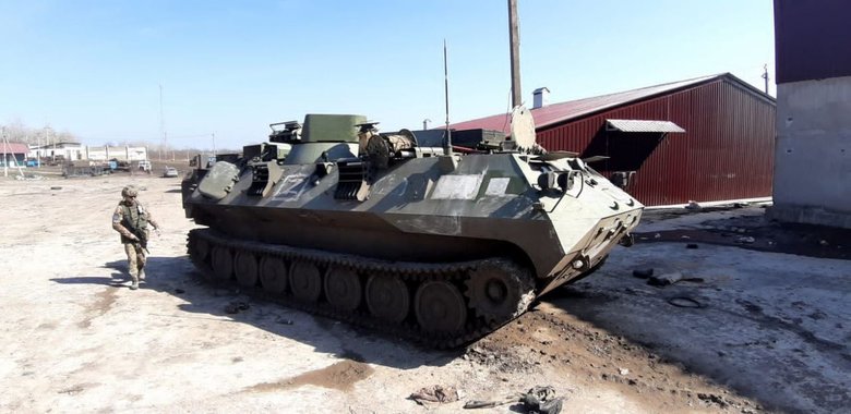 ВСУ освободили от оккупантов село Гусаровка Харьковской области 06