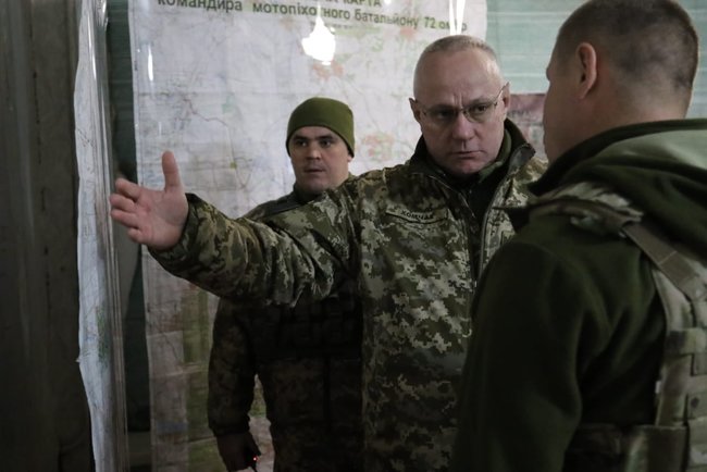 Головком ЗСУ Хомчак відвідав зону проведення ООС 08