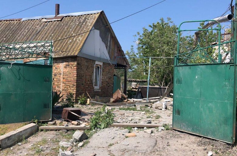 Russians shelled Nikopol with heavy artillery 04