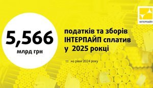 "Інтерпайп" сплатив у 2025 році рекордні 5,6 мільярда податків