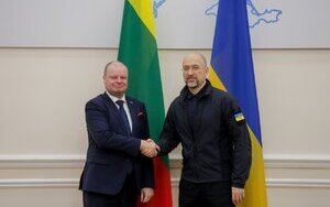 Shmyhal discusses defense cooperation and sanctions against Russia with Lithuanian Seimas