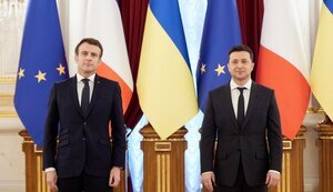 Мирний процес був одним із ключових питань перемовин із Макроном, - Зеленський