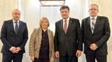 Участники делегации на переговорах по Донбассу в Минске Марчук и Ирина Геращенко провели встречу с новым главой ОБСЕ Лайчаком