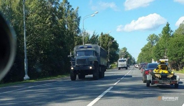 Сотні росгвардійців перекидають у напрямку Білорусі, - очевидці. ВІДЕО+ФОТОрепортаж