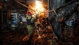drone attack on a petrol station in Poltava region