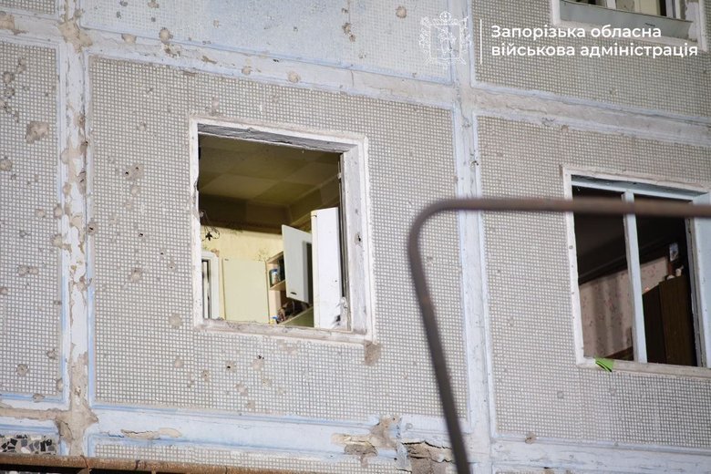Запоріжжя після обстрілу