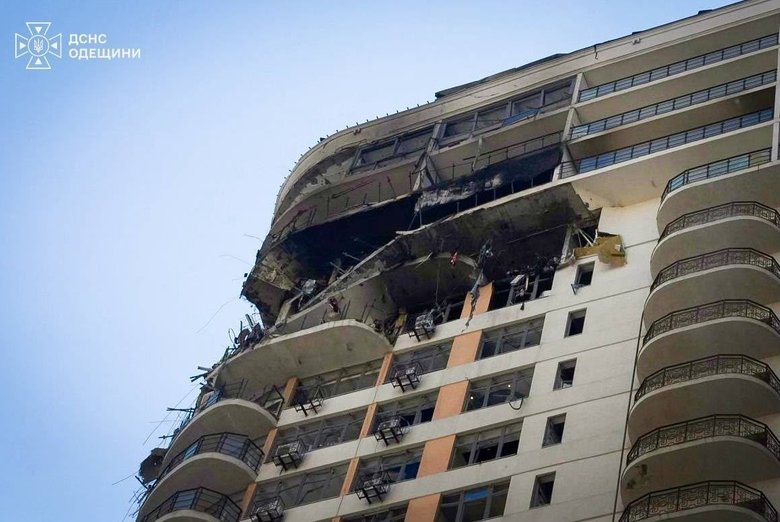 Missile strike on Odesa