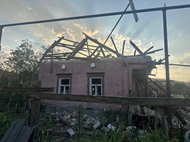Наслідки обстрілу Донеччини