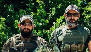 Two volunteers from Georgia were killed at front - Zura Tsiklauri and Gocha Zhvania were killed at front. PHOTOS