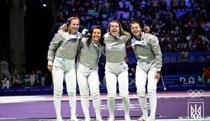 Ukraine won first gold medal at 2024 Olympics: women’s saber fencing team defeated South Korean team. VIDEO&PHOTOS