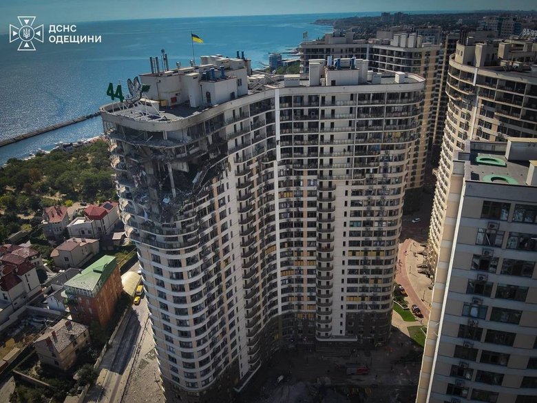 Missile strike on Odesa