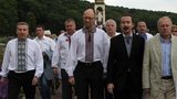 Яценюк совершил паломничество в Марийский духовный центр. ФОТОрепортаж